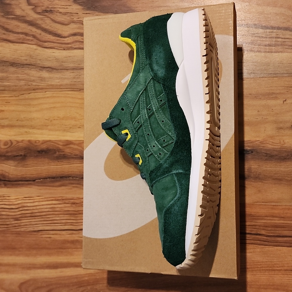 NEW Asics Gel Lyte III ☘️ Shamrock Mens 12 Shoes Golf Green - Picture 7 of 8